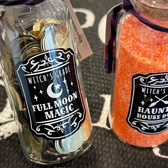 7x Target Mini Halloween Glass Potion Bottles - full set - Picture 7 of 12